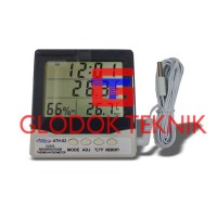 Thermohygrometer ATH-02, Alat Ukur Suhu dan Kelembaban Ruangan ATH-02, Thermohygrometer Indoor dan O