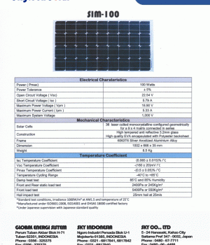 Skytech Solar 100Wp