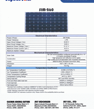 Solar Panel 260 Wp - Skytech