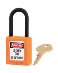  Master Lock 406 Orange Padlock