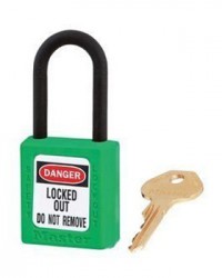 Master Lock 406 Green Padlock 