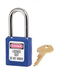 Master Lock 410 Blue Padlock 