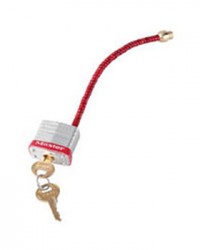 Master Lock 7C5Red Circuit Breaker with Padlock