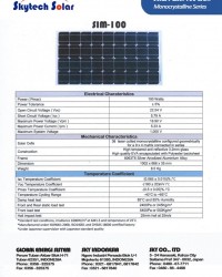 Solar Panel 100Wp