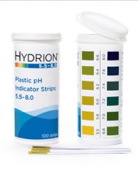 Hydrion 5.5-8.0 Plastic pH Strip  Catalog#: 9700	