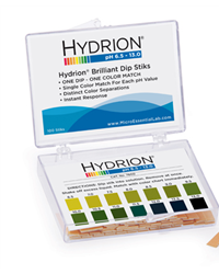 Hydrion Plastic pH Strip 6.5-13.0  Catalog#: 7600	