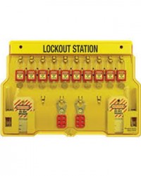 Master Lock 1483BP410 Lock Out Station