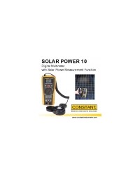 CONSTANT SOLAR POWER 10, Digital multimeter with solar power measurement function