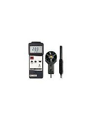 LUTRON HUMIDITY/ANEMOMETER METER + type K/J temp AM-4205A