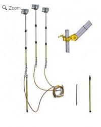 CATU MT-508/ 46 4 Element Telescopic Earthing Kit with Earth Rod