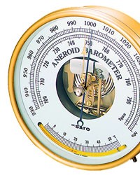 SK- SATO  Aneroid Barometer with Thermometer