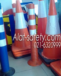 ALAT-SAFETY.COM JUAL STICK CONE PVC MODEL TANAM PVC RUBBER STICK CONE 