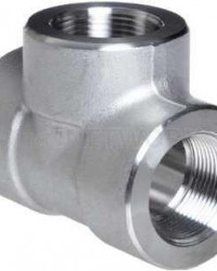 Tee Stainless Steel Pipe Fitting, Tee, Class 3000, NPT Female