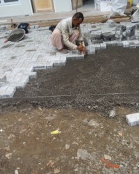 Jasa Pemasangan Paving Block JaKarta | Bongkar Pasang Paving Block Rusak / Amblas Ganti Paving Baru