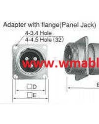 Nanaboshi Connector NET Series Adapter with Flange Type S & Type G