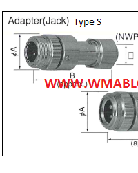 Nanaboshi Connector NWPC Series Adapter Type S and Type G