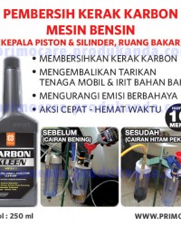 Primo Carbon Kleen Clean Pembersih Kerak Karbon Mesin Bensin - 250 mL