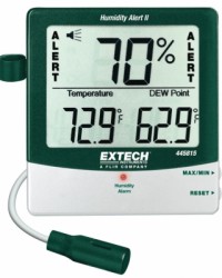 Extech 445815 Hygro Thermometer Humidity Alert With Dew Point