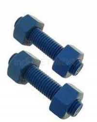 Stud Bolt And Nut ASTM A193 B7 ASTM A194 Gr 2H Finishing : Fluoro Carbon