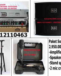 paket sound system 2.95jt