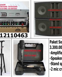 paket sound system 3.30jt