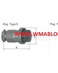Nanaboshi Connector NCS Series Pipe Threads Plug Type S and Type G