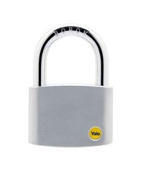 Yale Padlock Y120-70-141 Silver Series Outdoor Brass or Satin (Baron Shackle) 70mm