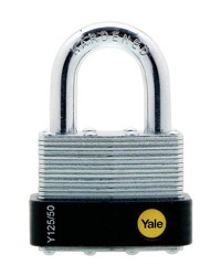Yale Padlock Y125-50-129 Classic Series Outdoor Laminated Steel 50mm