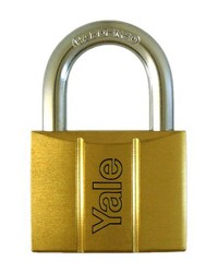 Yale Padlock Y140-50 140 Series Brass 50mm