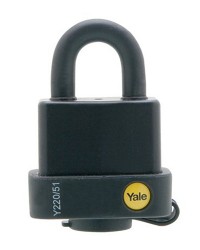 Yale Padlock Y220-51-118 Classic Series Weather Resistant Laminated Steel 51mm with Multi-pack