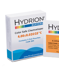 Hydrion Buffer Chemvelopes, Color Safe 4.00
