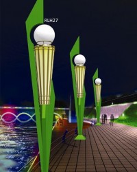 Tiang Lampu Taman Tipe RLH 27