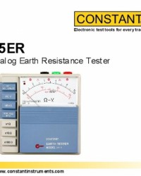 CONSTANT 25ER Analog Earth Tester