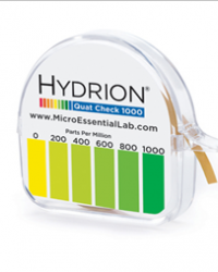 Hydrion S/R Quat Disp. 0-1000ppm