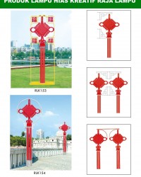 Tiang Lampu Taman Kreatif 53