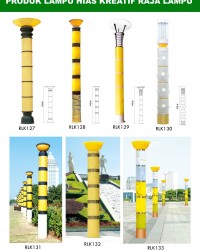 Tiang Lampu Taman Kreatif 57