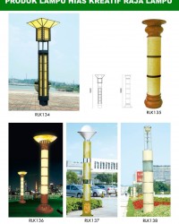 Tiang Lampu Taman Kreatif 58