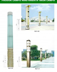 Tiang Lampu Taman Kreatif 59