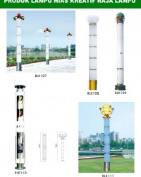 Tiang Lampu Taman Kreatif 63