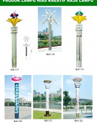 Tiang Lampu Taman Kreatif 65
