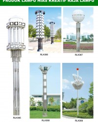 Tiang Lampu Taman Kreatif 68
