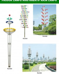 Tiang Lampu Taman Kreatif 69