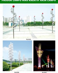 Tiang Lampu Taman Kreatif 71