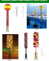 Tiang Lampu Taman Kreatif 79