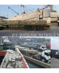 Pengiriman Barang Cargo Berat Paving Blok, Beton Cor (Kubus 40x40x40cm)