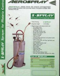 Aerospray Type X-Spray ( Alat Fogging Untuk Penanggulangan Malaria)