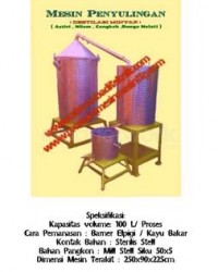 MESIN, PENYULINGAN, MINYAK, LAWANG