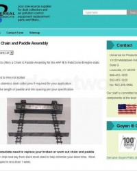 American Air Filter Rotoclone Chain & Paddle Assy