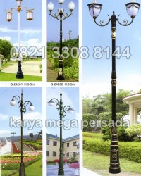 TIANG LAMPU TAMAN MODERN MINIMALIS G-24201 – G-24205 