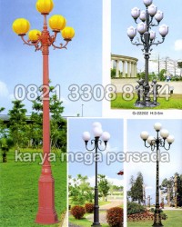 TIANG LAMPU TAMAN MODERN MINIMALIS G-22201 – G-22204